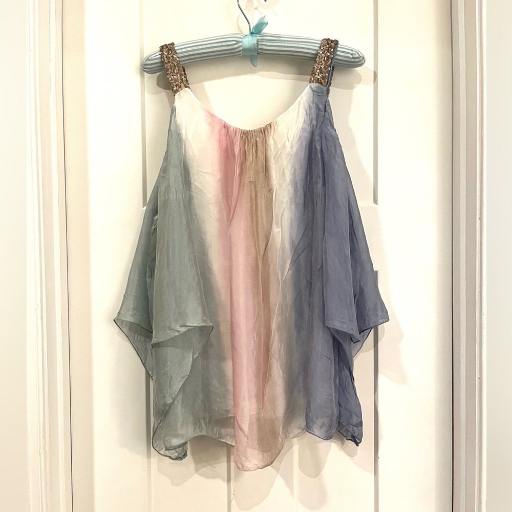 Elegant Multicolor Slouch Women's Blouse